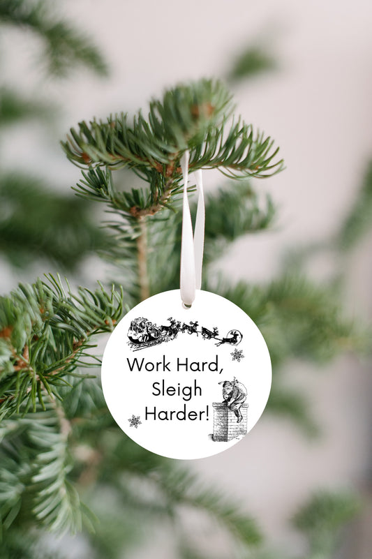 Coworker Gift - 1/8" Ornament - FREE SHIPPING! Buy 3 Ornaments Get 10% Off, Buy 5 Ornaments Get 20% Off, Buy 10 Ornaments Get 30% Off! Discounts Applied Automatically At Checkout