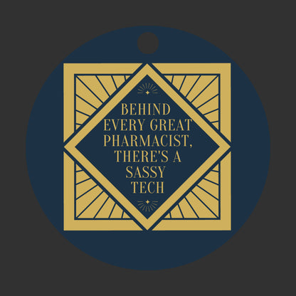 Pharmacist Tech 1/8" Ornament - FREE SHIPPING! Buy 3 Ornaments Get 10% Off, Buy 5 Ornaments Get 20% Off, Buy 10 Ornaments Get 30% Off! Discounts Applied Automatically At Checkout